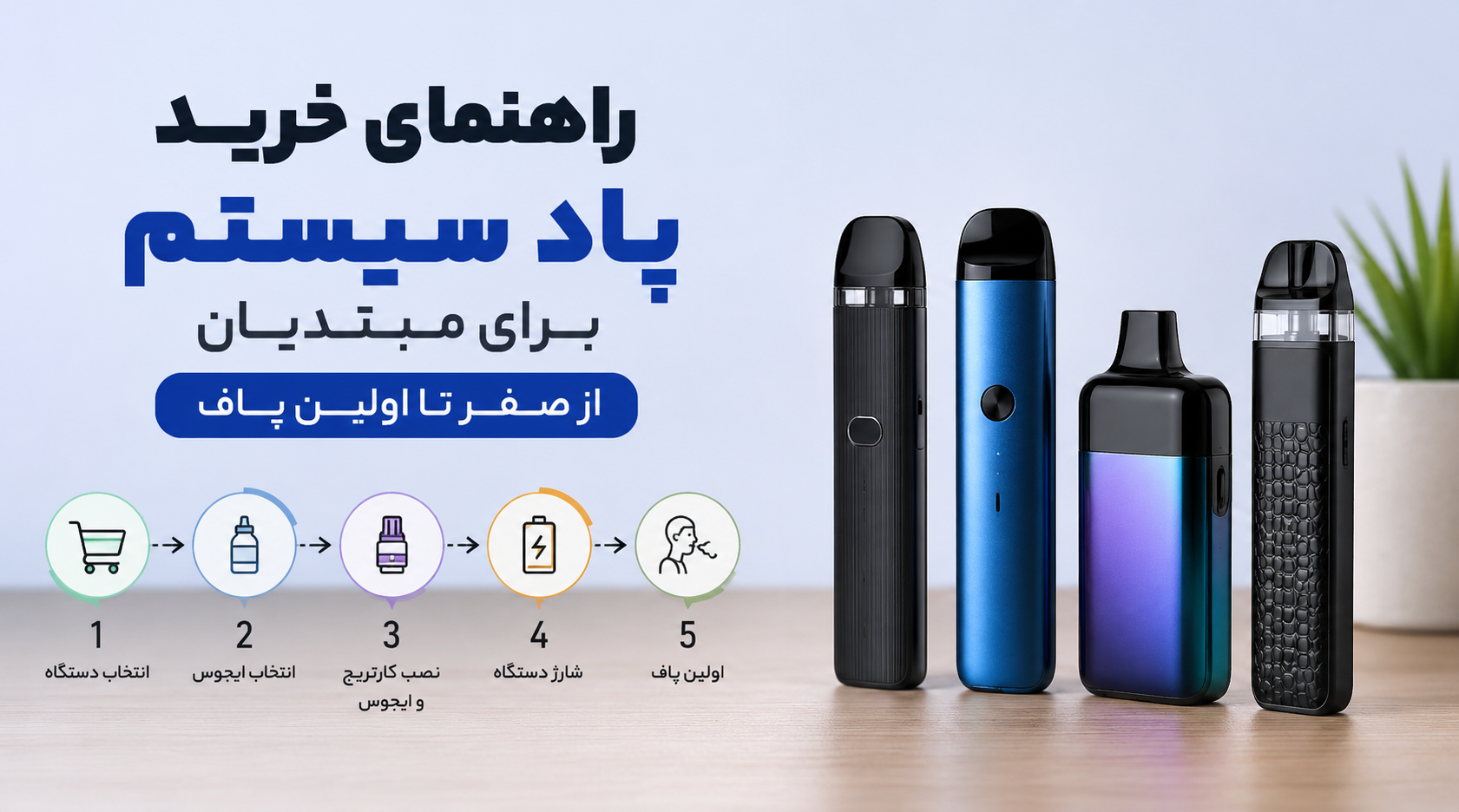 راهنمای خرید پاد سیستم برای مبتدیان؛ از صفر تا اولین پاف