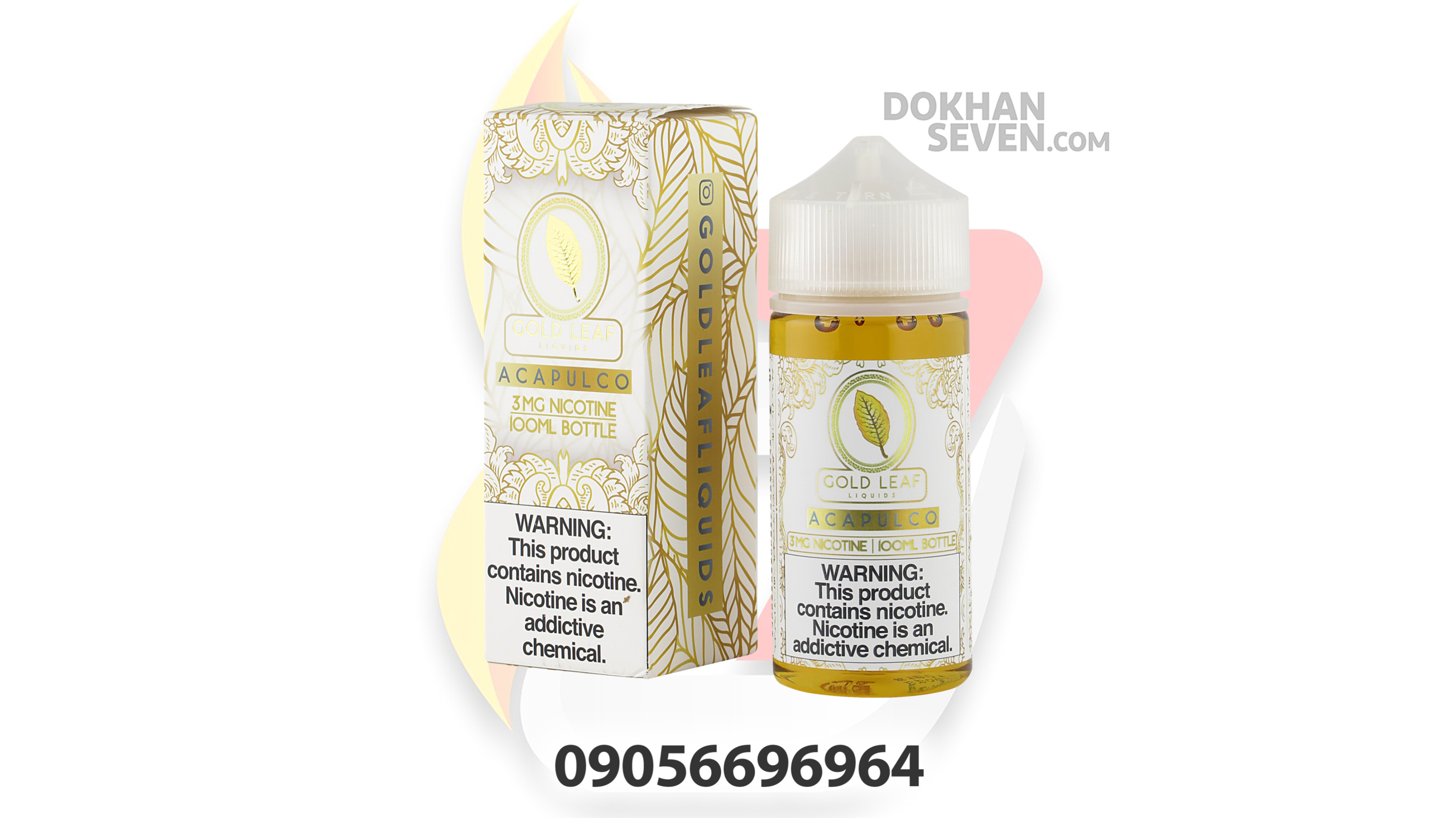 ایجوس گلدلیف تنباکو وانیل | GOLD LEAF ACAPULCO JUICE