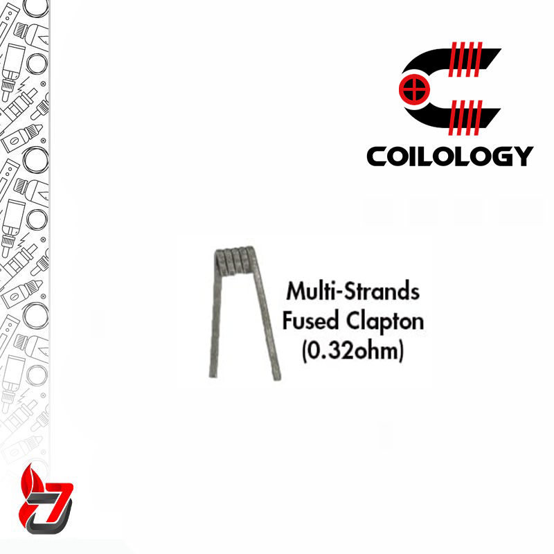 المنت کویلولوژی مدل Multi-Strands Fused Clapton Ni80 0.32ohm