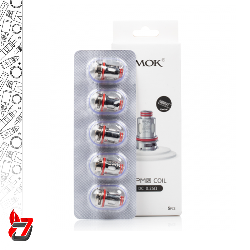 کویل اسموک آرپی‌ام 2 مقاومت DC 0.25 اهم 