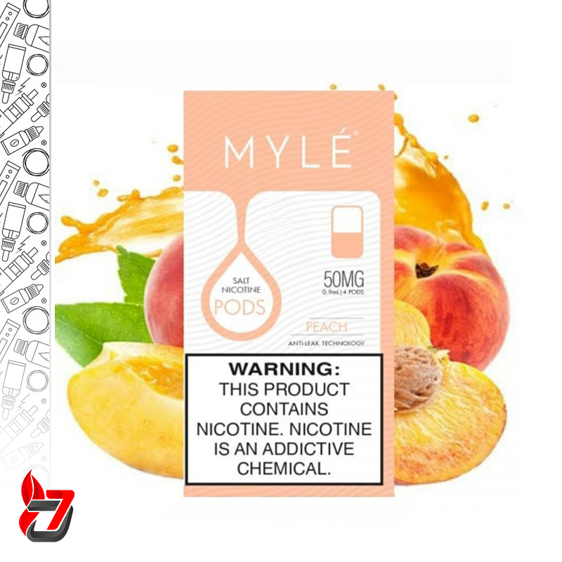 کارتریج مایلی ورژن4 هلو | MYLE V.4 PEACH POD