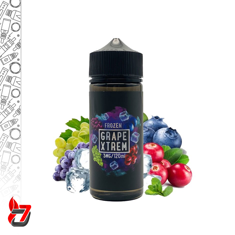ایجوس سامز ویپ انگور بری یخ 120 میل | SAMS VAPE FROZEN GRAPE XTREM JUICE