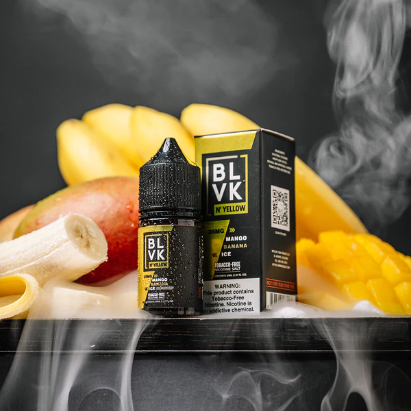 سالت بی ال وی کی انبه موز یخ | BLVK MANGO BANANA ICE SALT