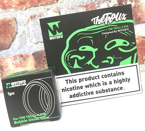 گلس وتوفو ترول ایکس آرتی‌ای | WOTOFO TROLL X RTA GLASS