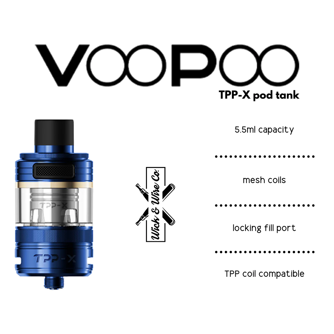اتومایزر وپوو تی‌پی‌پی ایکس پاد تانک | VOOPOO TPP-X POD TANK ATOMIZER