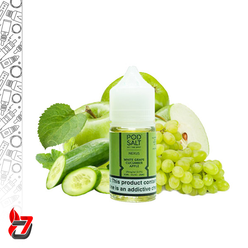 سالت پاد سالت انگور خیار سیب | POD SALT NEXUS WHITE GRAPE CUCUMBER APPLE SALT
