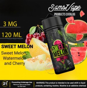 ایجوس سامز ویپ هندوانه شیرین 120 میل | SAMS VAPE SWEET MELON JUICE