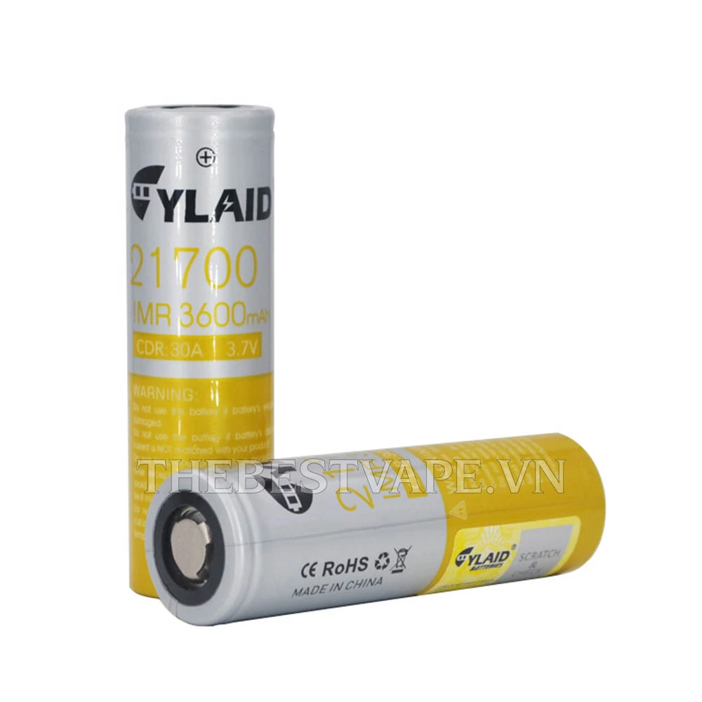 باتری ویپ کایلید 21700 / 3600 میلی آمپر| CYLAID 21700 BATTERIES / 3600mAh 