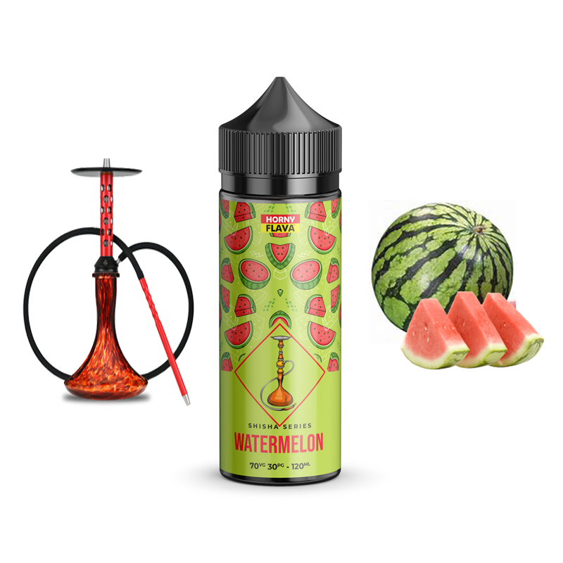 جویس هورنی قلیانی هندوانه 120 میل | HORNY WATERMELON SHISHA JUICE
