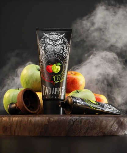 تنباکو قلیان دیپون دو سیب 100 گرمی | DIPOON MOLASSES TOBACCO TWO APPLES