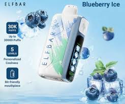 پاد یکبار مصرف الف بار آیس کینگ نیکوتین 50میلی گرم (تعداد پاف 30000) طعم بلوبری یخ