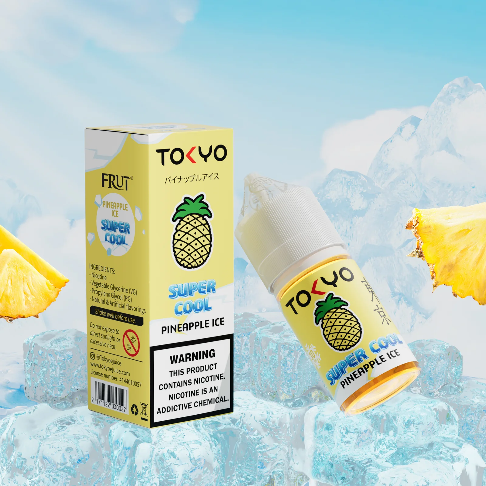 سالت توکیو سوپرکول آناناس یخ | TOKYO SUPER COOL PINEAPPLE ICE