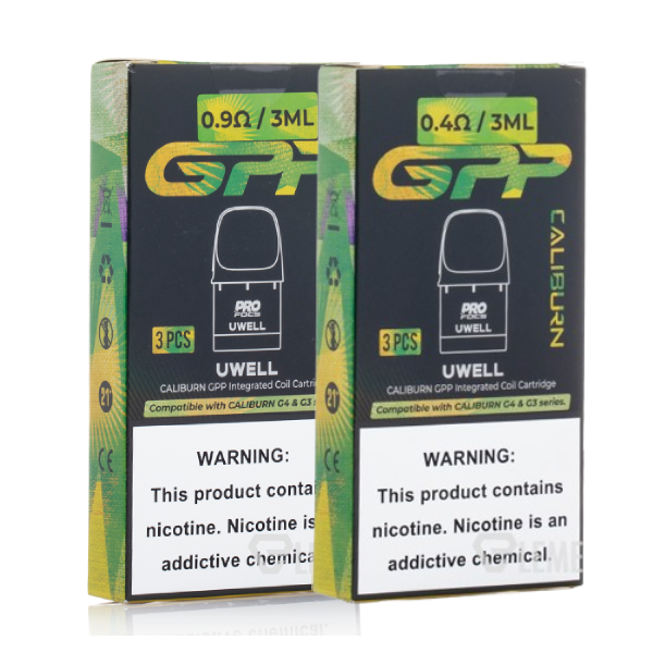  کارتریج یوول کالیبرن جی پی پی 3میل | UWELL CALIBURN GPP CARTRIDGE 3ML