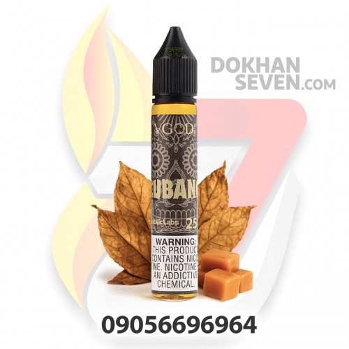 سالت ویگاد کوبانو قهوه‌ای تنباکو کارامل | VGOD CUBANO RICH CREAMY CIGAR SALT