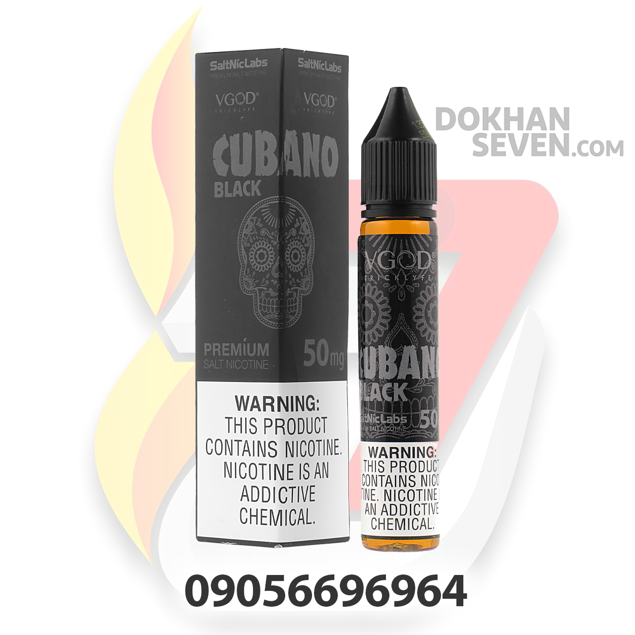 سالت ویگاد کوبانو بلک تنباکو وانیل | VGOD CUBANO BLACK BOLD CREAMY CIGAR SALT