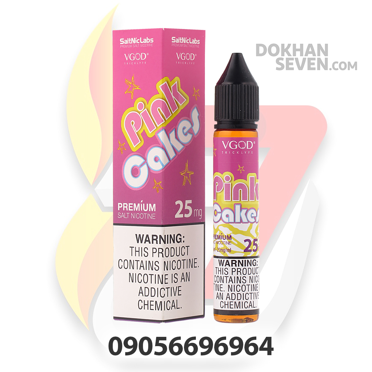 سالت ویگاد کیک صورتی | VGOD PINK CAKES SALT