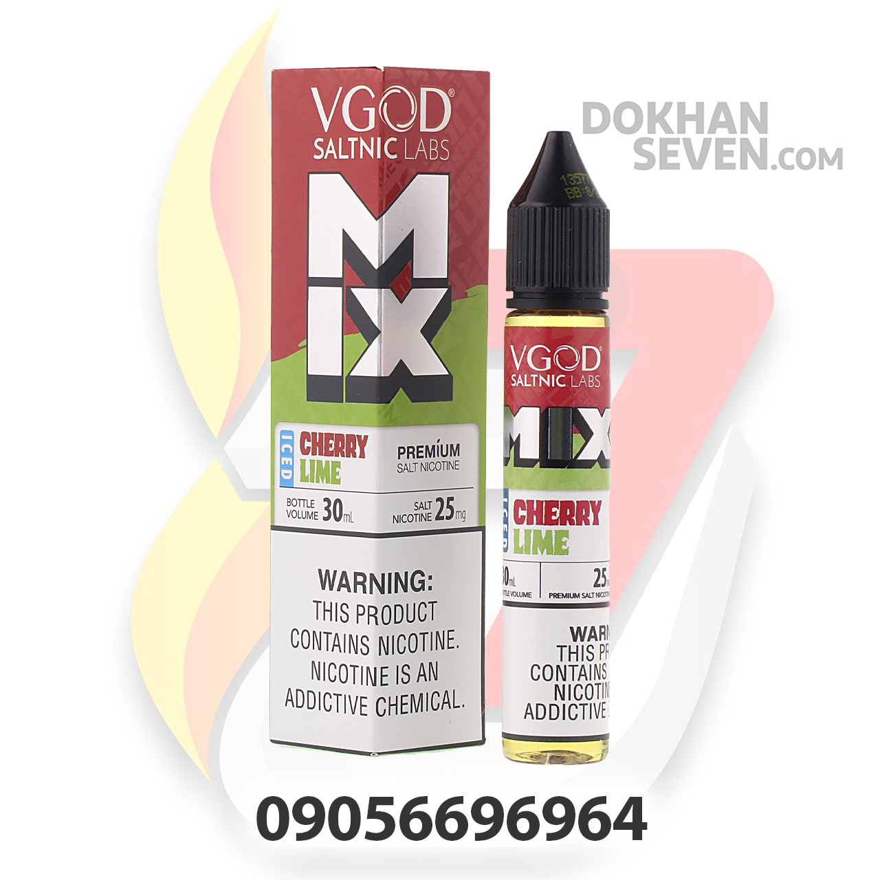 سالت ویگاد آلبالو لیمو یخ | VGOD MIX CHERRY LIME ICED