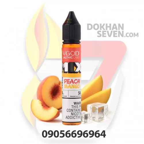 سالت ویگاد هلو انبه یخ | VGOD MIX PEACH MANGO ICED