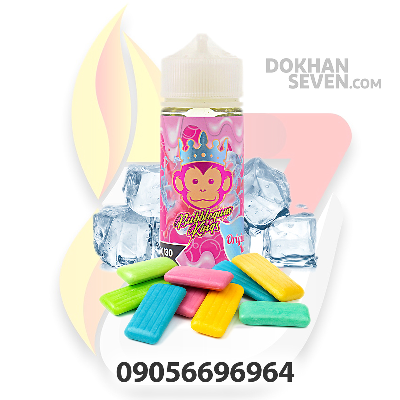 جویس دکتر ویپز آدامس یخ | DR.VAPES BUBBLEGUM KINGS ICE ORIGINAL JUICE