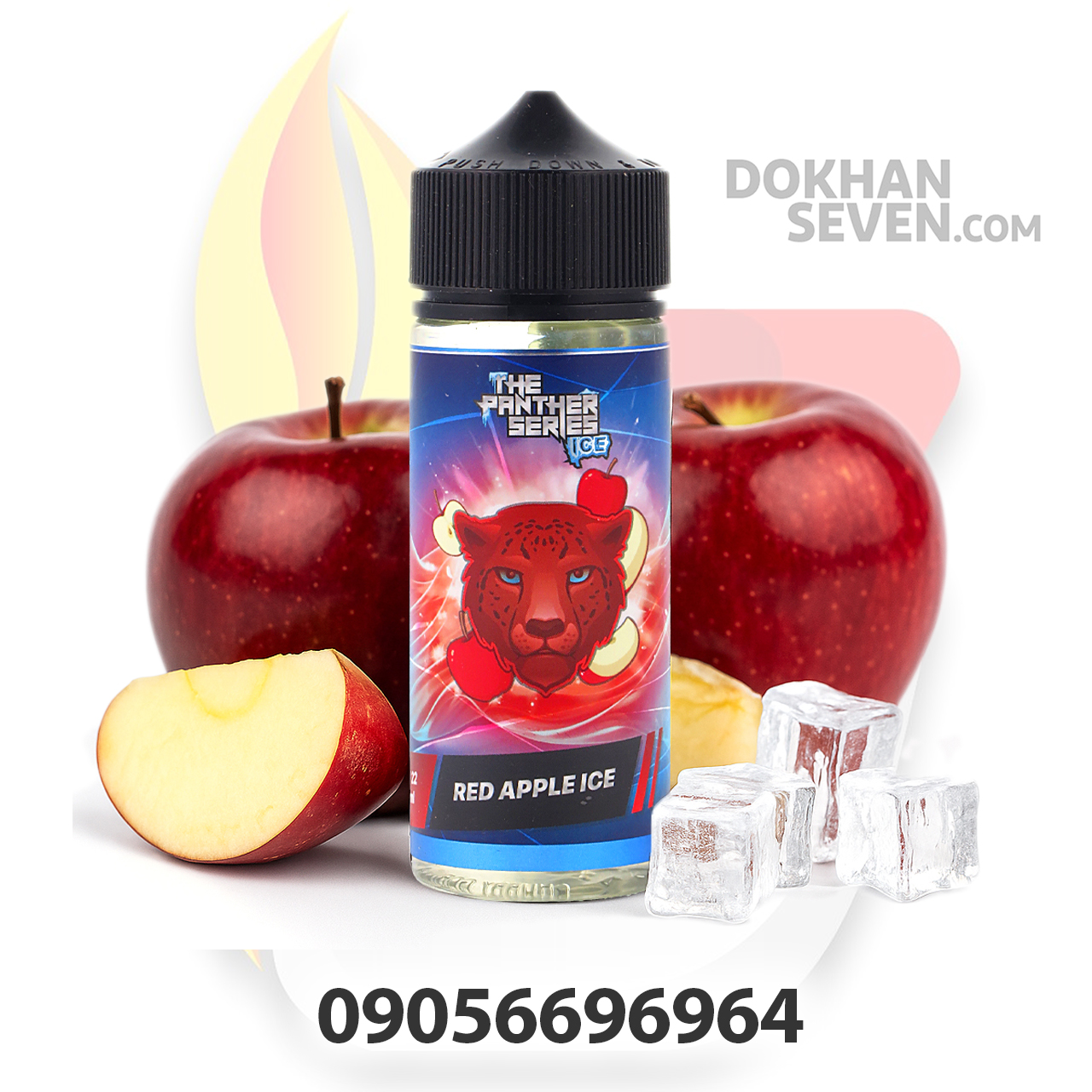 جویس دکتر ویپز سیب قرمز یخ  | DR.VAPES RED APPLE ICE JUICE 