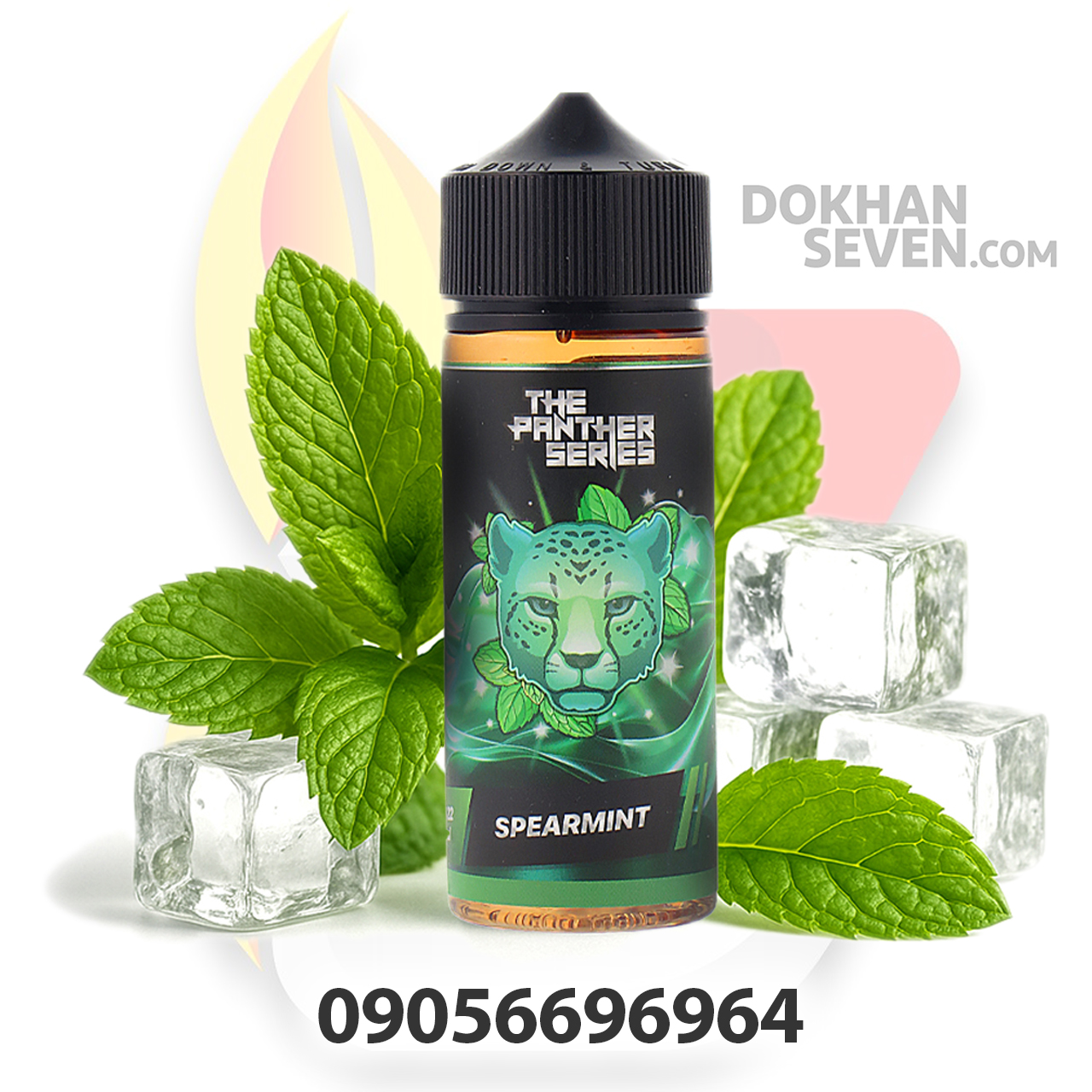 جویس نعنا Dr Vapes Spearmint 60ml  بطری جویس نعنا خنک و شیرین دکتر ویپز  DR VAPES Spearmint Juice نیکوتین 3 میلی‌گرم