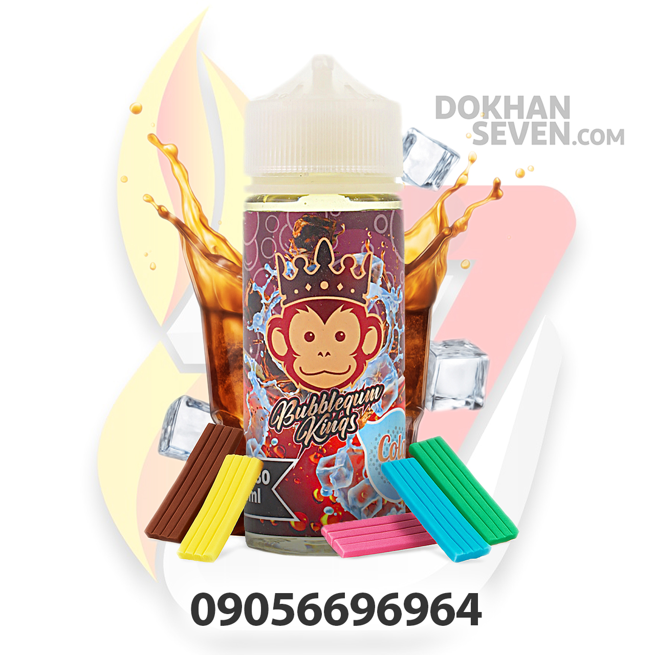 جویس دکتر ویپز آدامس نوشابه یخ | DR.VAPES BUBBLEGUM KINGS COLA ICE JUICE