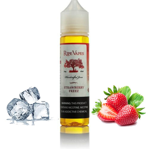 ایجوس رایپ ویپ توت فرنگی یخ | RIPE VAPES STRAWBERRY FREEZ Juice