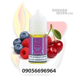 سالت پاد سالت بلو رزبری گیلاس | POD SALT BLUE RAZZ CHERRY BLAST SALT