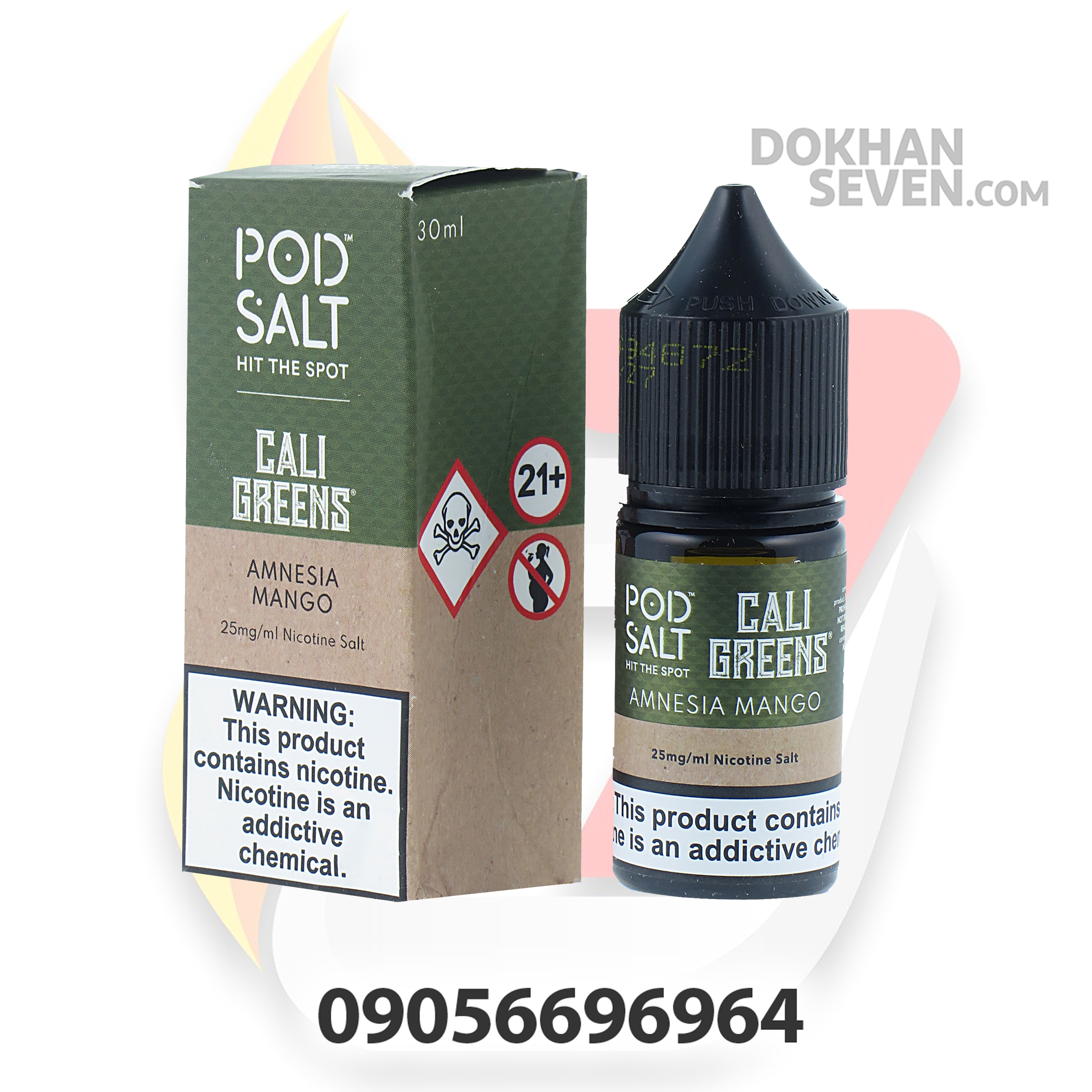 سالت پاد سالت انبه لیمو | POD SALT FUSION AMNESIA MANGO SALT JUICE