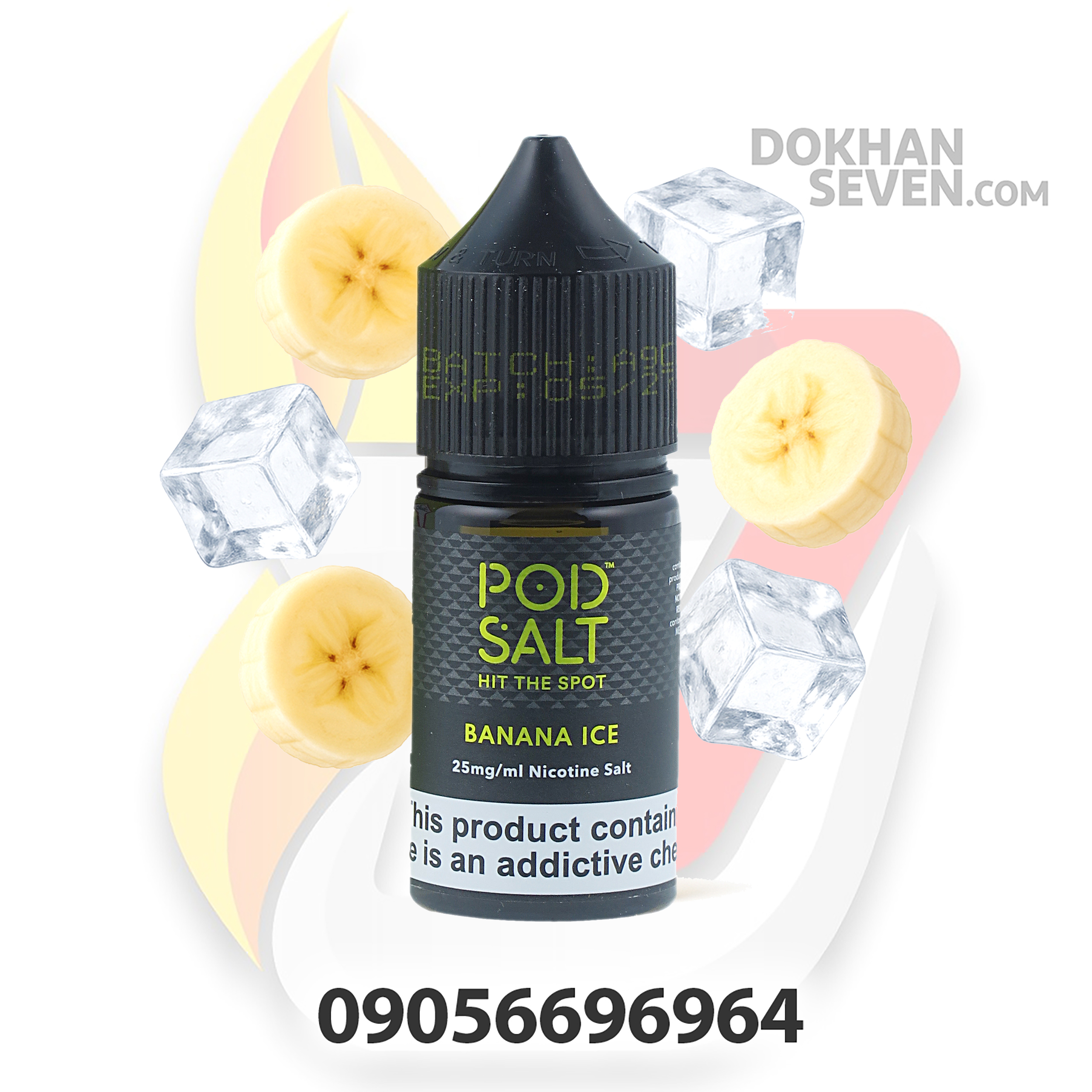 سالت پاد سالت موز یخ | POD SALT BANANA ICE SALT