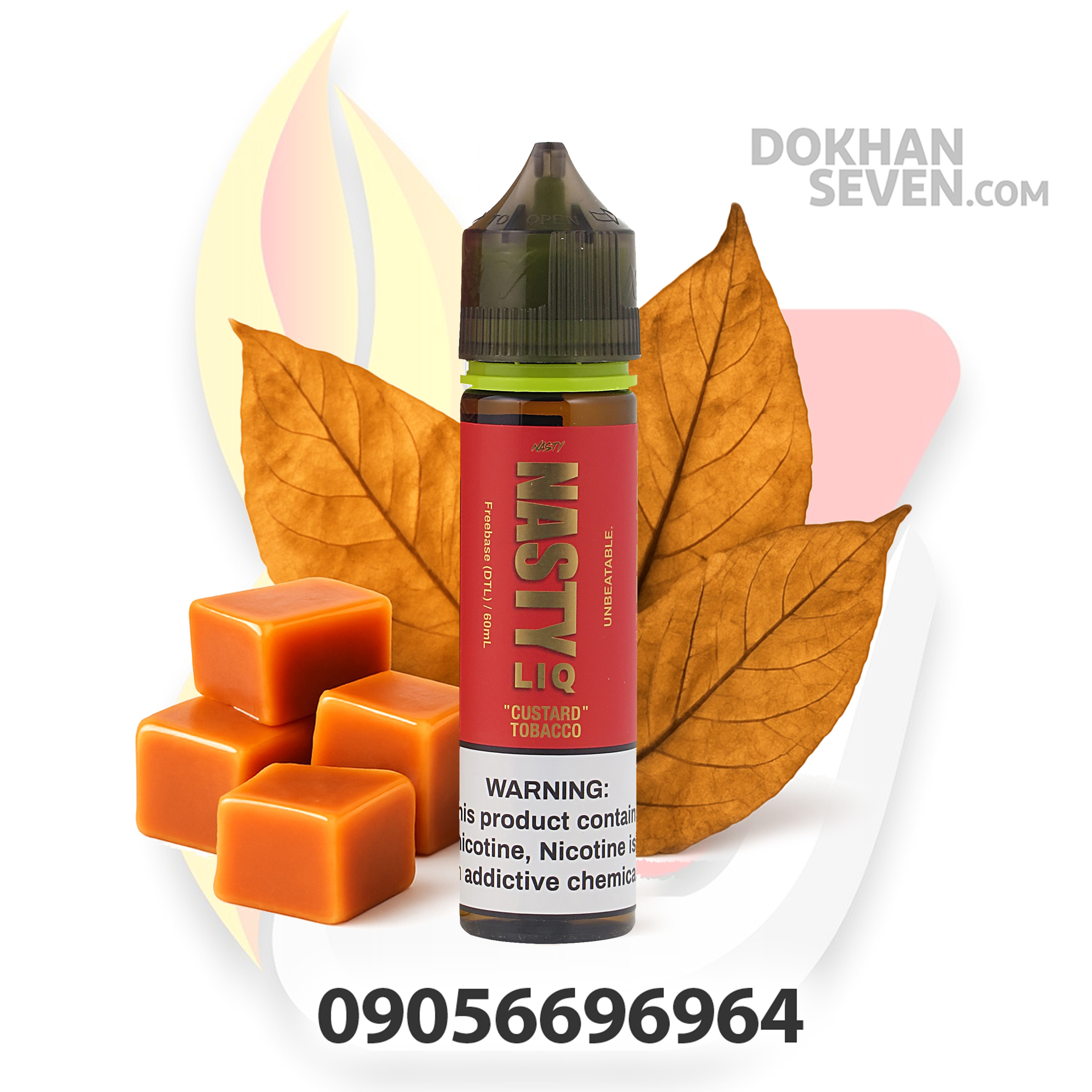 جویس نستی لیک تنباکو کاستارد | NASTY LIQ CUSTARD TOBACCO JUICE