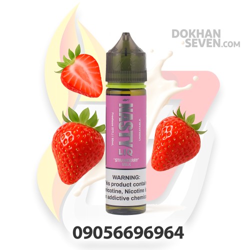 جویس نستی لیک شیر توتفرنگی | NASTY LIQ STRAWBERRY MILK JUICE