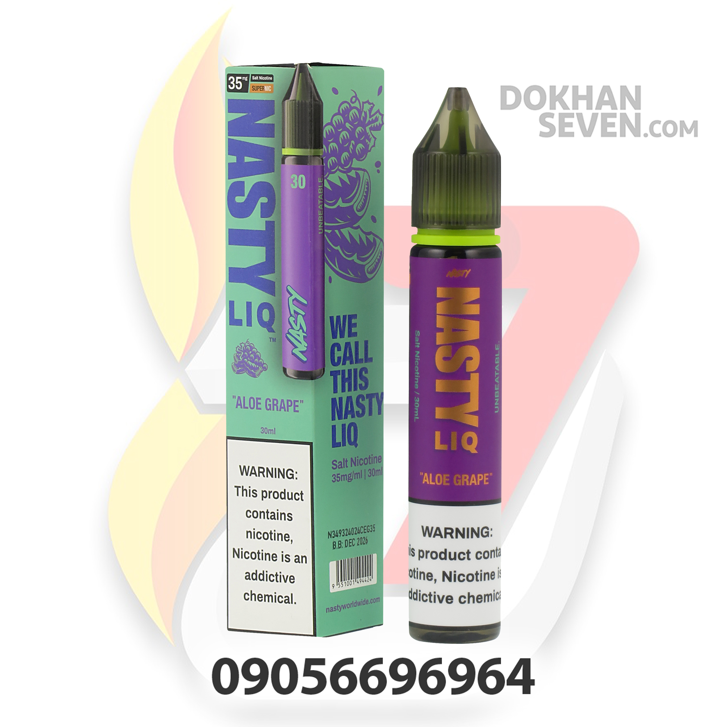 سالت نستی آلوررا انگور | NASTY LIQ ALOE GRAPE SALT