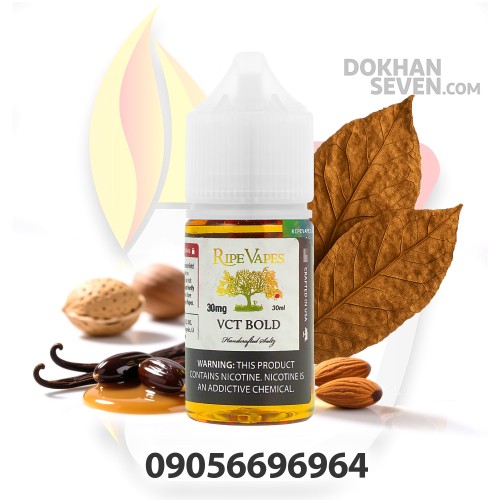 سالت رایپ ویپ تنباکو بادام | RIPE VAPES VCT BOLD SALT