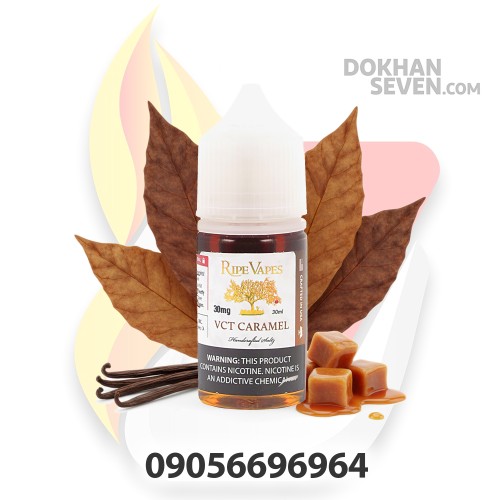 سالت رایپ ویپ تنباکو کارامل | RIPE VAPES VCT CARAMEL SALT JUICE
