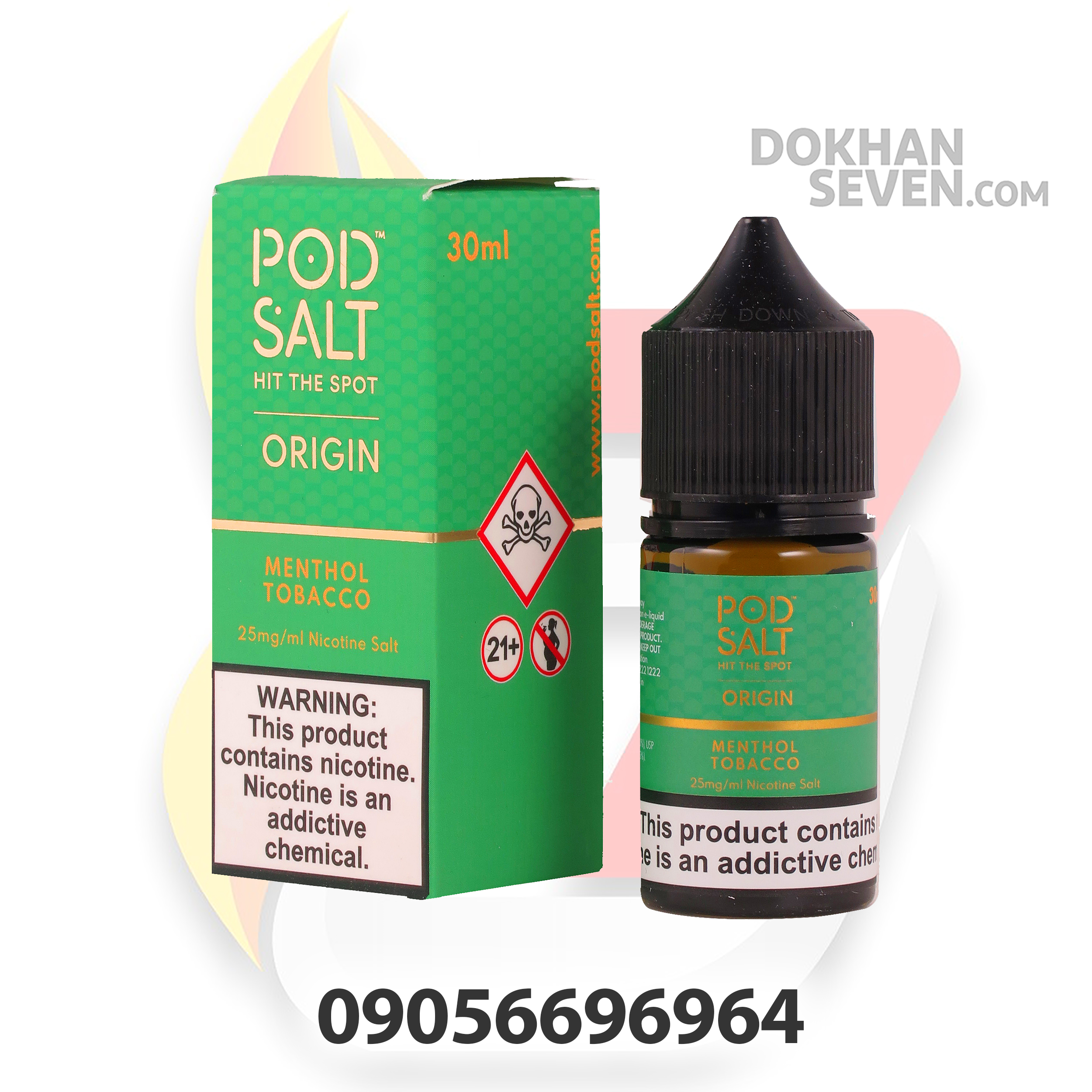 سالت پاد سالت تنباکو نعنا | POD SALT MENTHOL TOBACCO SALT