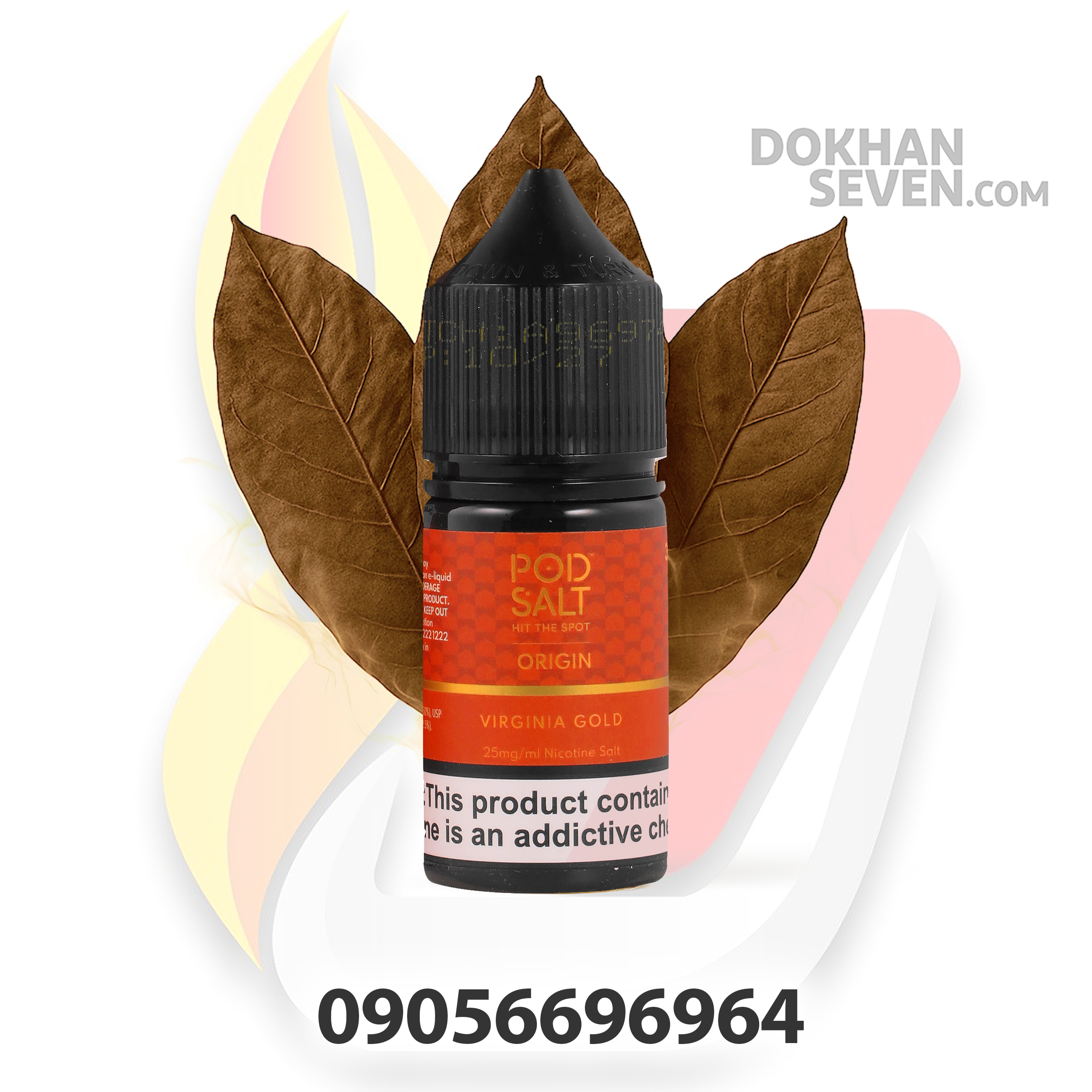سالت پاد سالت تنباکو ویرجینیا | POD SALT ORIGIN VIRGINIA GOLD SALT
