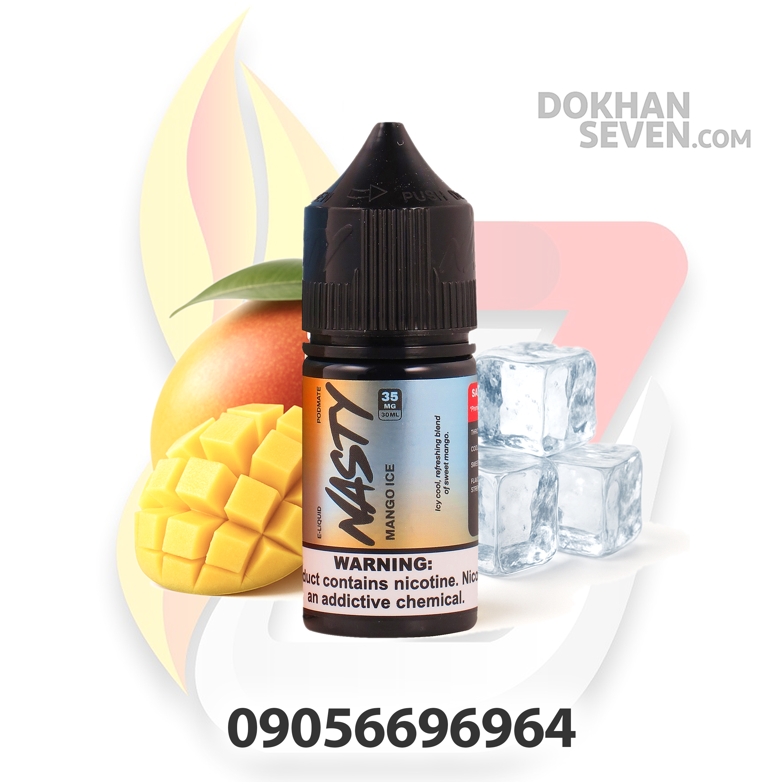 سالت نستی پادمیت انبه یخ | NASTY PODMATE MANGO ICE SALT