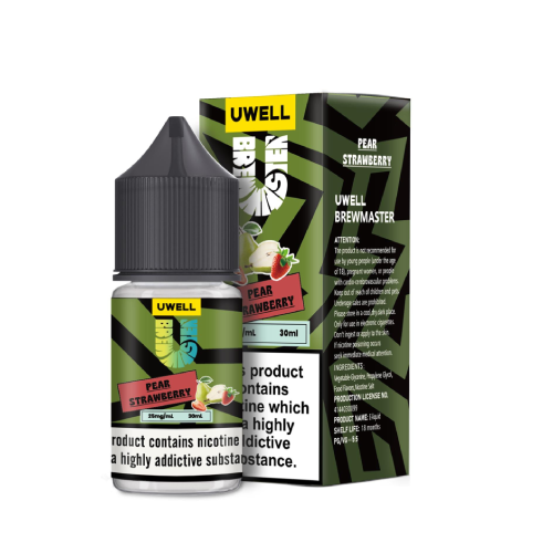 سالت نیکوتین یوول طعم گلابی توتفرنگی | UWELL PEAR STRAWBERRY SALT JUICE 