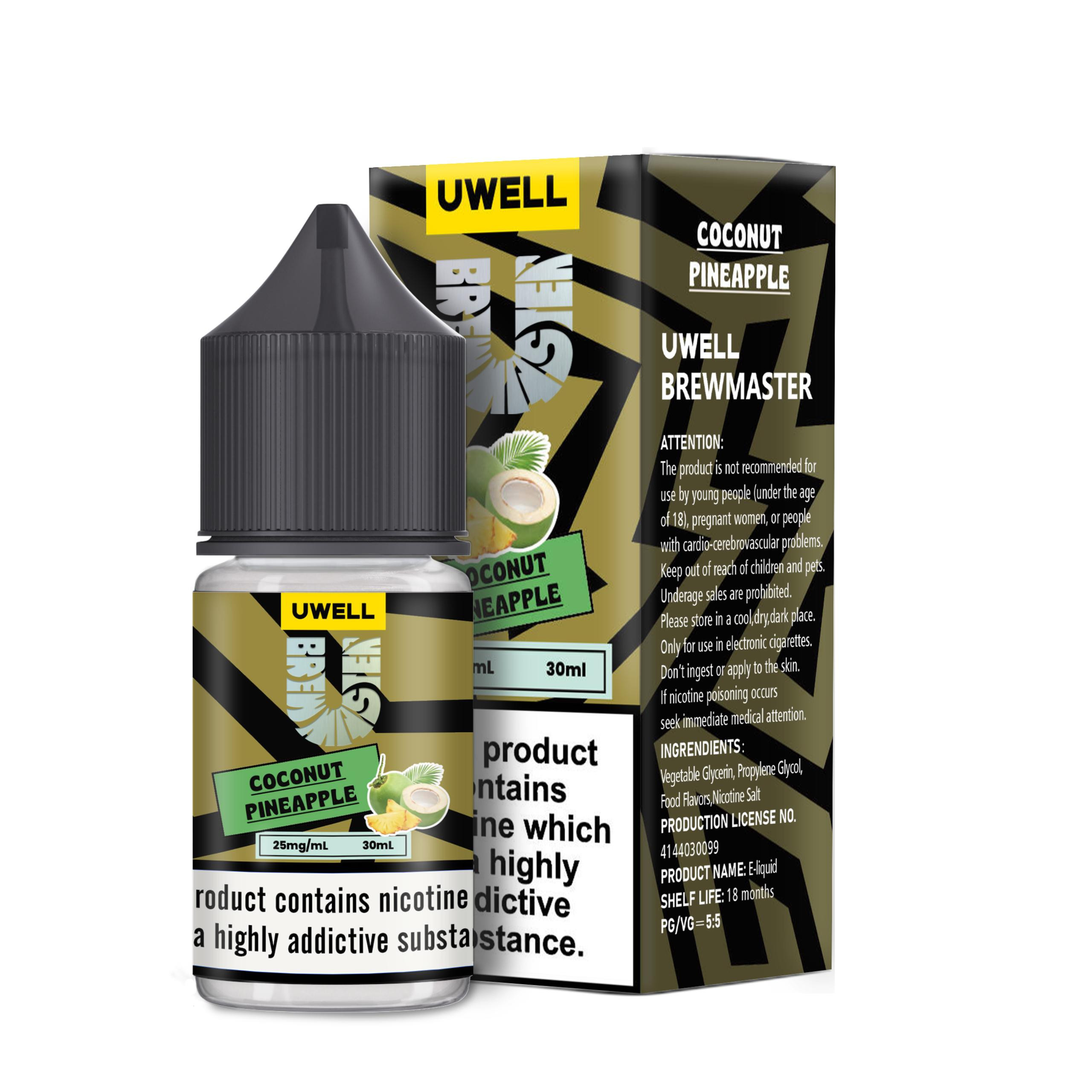 سالت نیکوتین یوول طعم نارگیل آناناس | UWELL COCONUT PINEAPPLE SALT JUICE 
