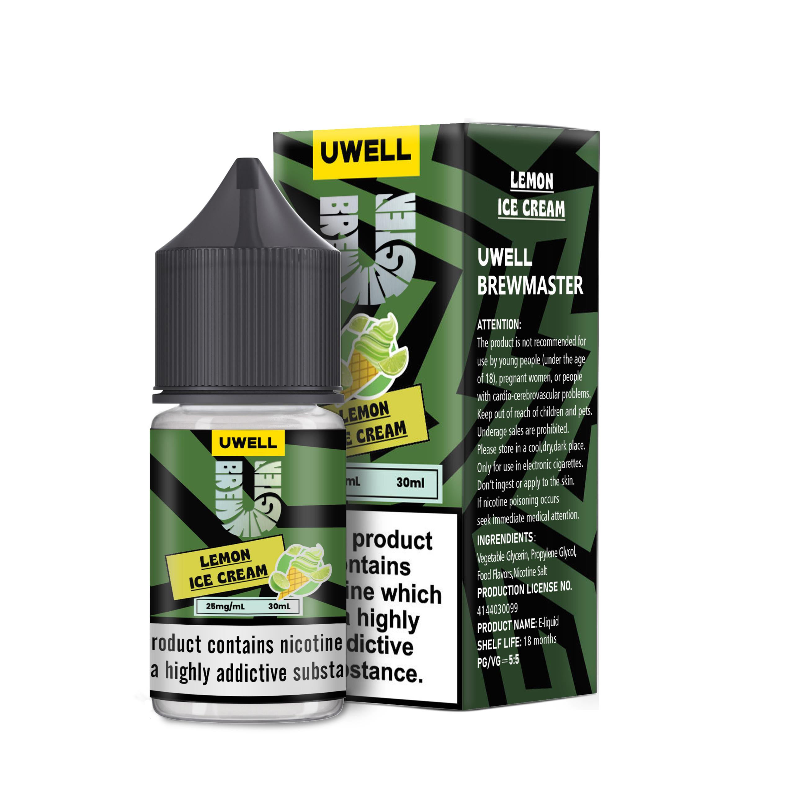 سالت نیکوتین یوول طعم بستنی لیمویی | UWELL LEMON ICE CREAM SALT JUICE 