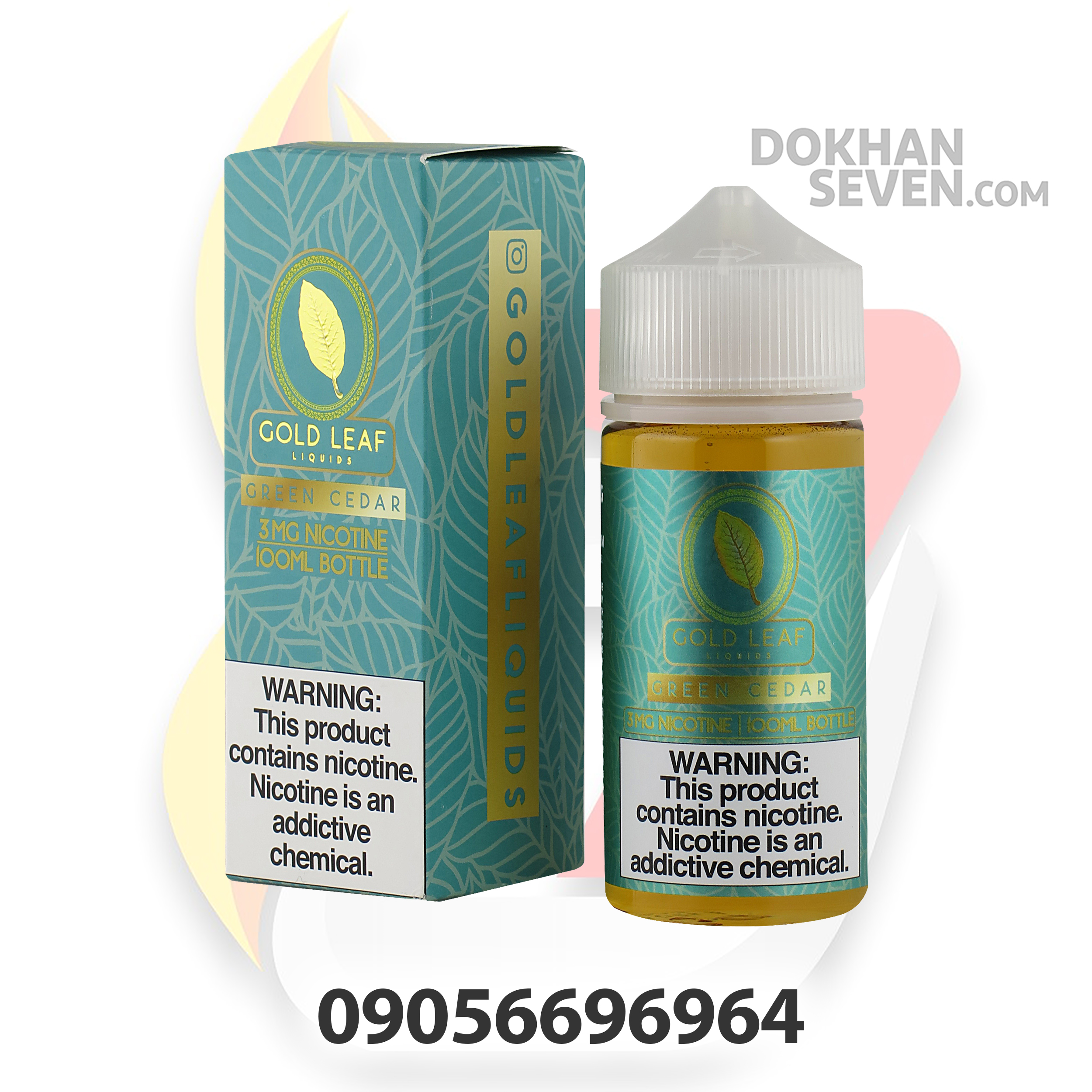 جویس گلدلیف تنباکو نعنا | GOLD LEAF GREEN CEDAR JUICE
