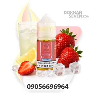 سالت پاد سالت توتفرنگی لیموناد یخ | POD SALT NEXUS SWEET STRAWBERRY LEMONADE ICE SALT JUICE