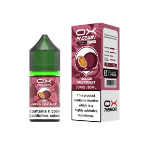 سالت اکسوا پشن پشن فروت حجم 30میلی لیتر نیکوتین 30میلی گرم | OXVA PASSION PASSION FRUIT BURST SALT 30ML\30MG