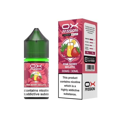سالت اکسوا پشن موهیتو توتفرنگی و بری ها | OXVA PASSION PINK BERRY MOJITO SALT