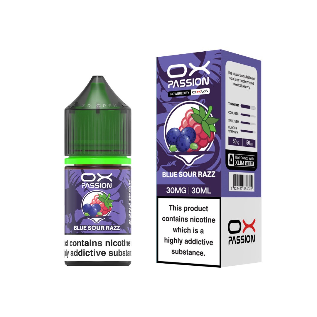 سالت اکسوا پشن تمشک آبی ترش | OXVA PASSION SOUR BLUE RAZZ SALT