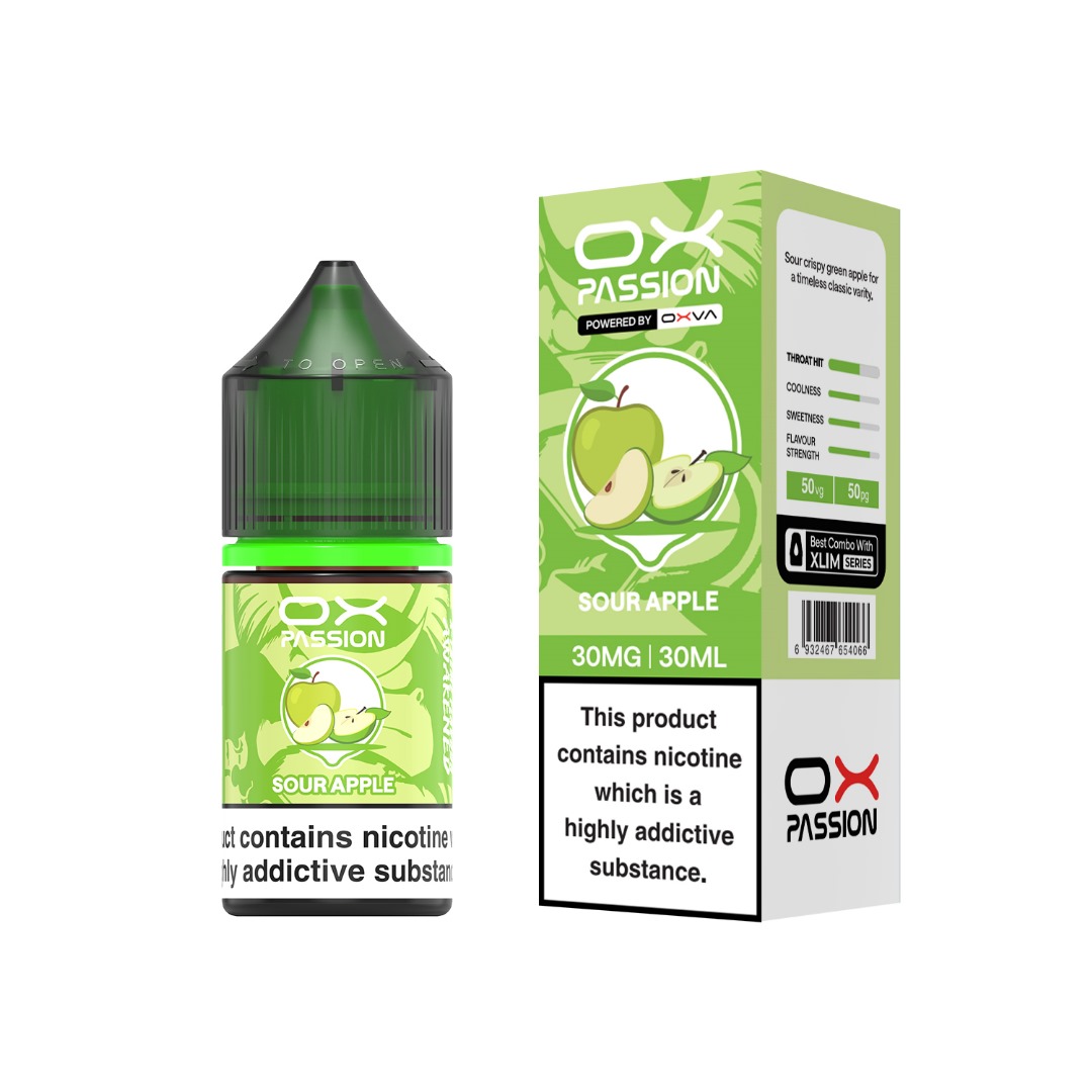 سالت اکسوا پشن سیب ترش  | OXVA PASSION SOUR APPLE SALT 