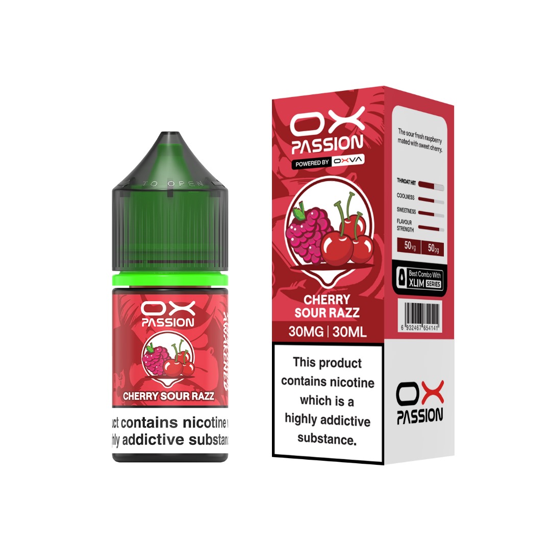 سالت اکسوا پشن آلبالو تمشک | OXVA PASSION CHERRY SOUR RAZZ SALT 