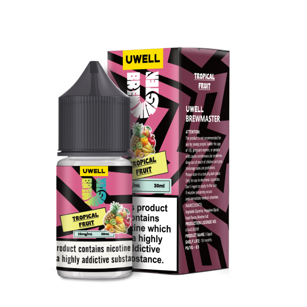 سالت نیکوتین یوول طعم میکس میوه های استوایی | UWELL TROPICAL FRUIT SALT JUICE 