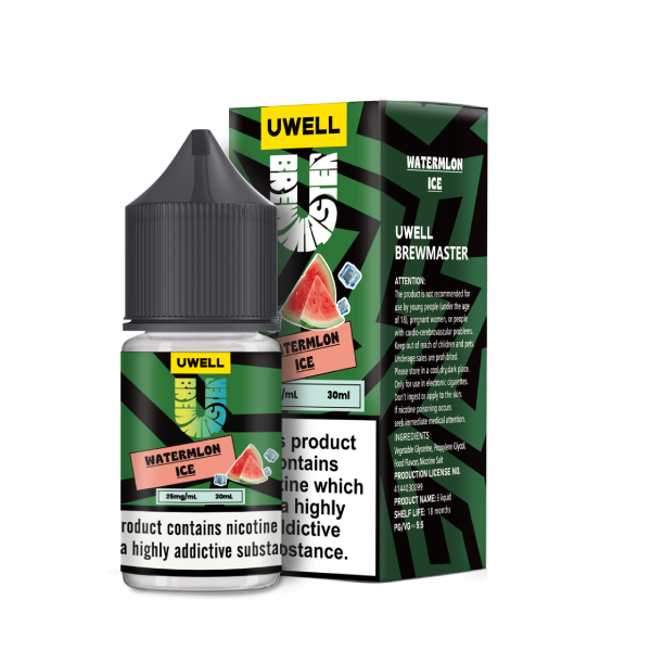 سالت نیکوتین یوول طعم هندوانه یخ | UWELL WATERMELON ICE SALT JUICE 